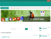 Tablet Screenshot of moodle.lyceebelair.fr